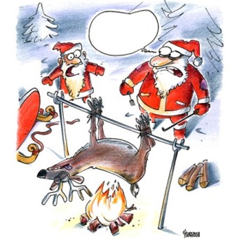 Santa-Cooking-Reindeer